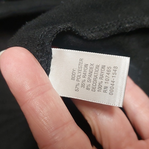 Christopher & Banks embroidered light Cardigan Black and White Large - Picture 11 of 12